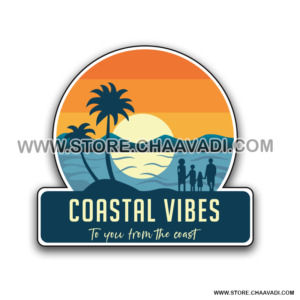 COASTAL VIBES.IN STICKER