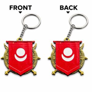 FLAG SHIELD KEY CHAIN- COLOR